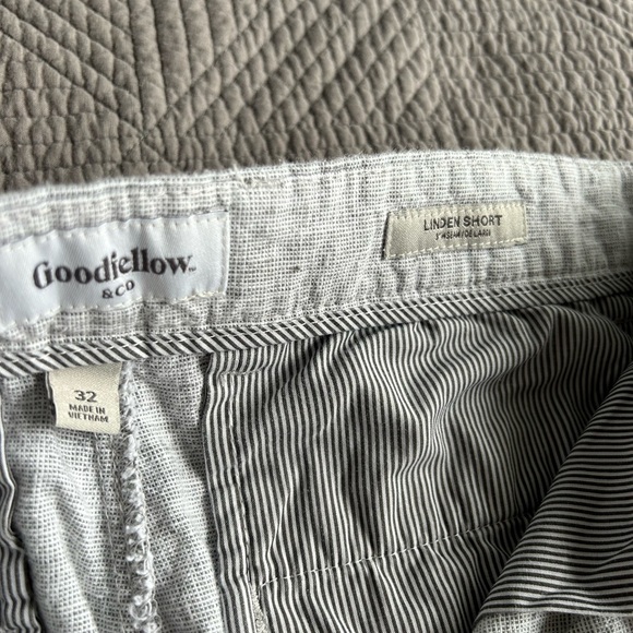 Goodfellow Linden 9in Linen Shorts size 32 - Picture 3 of 3
